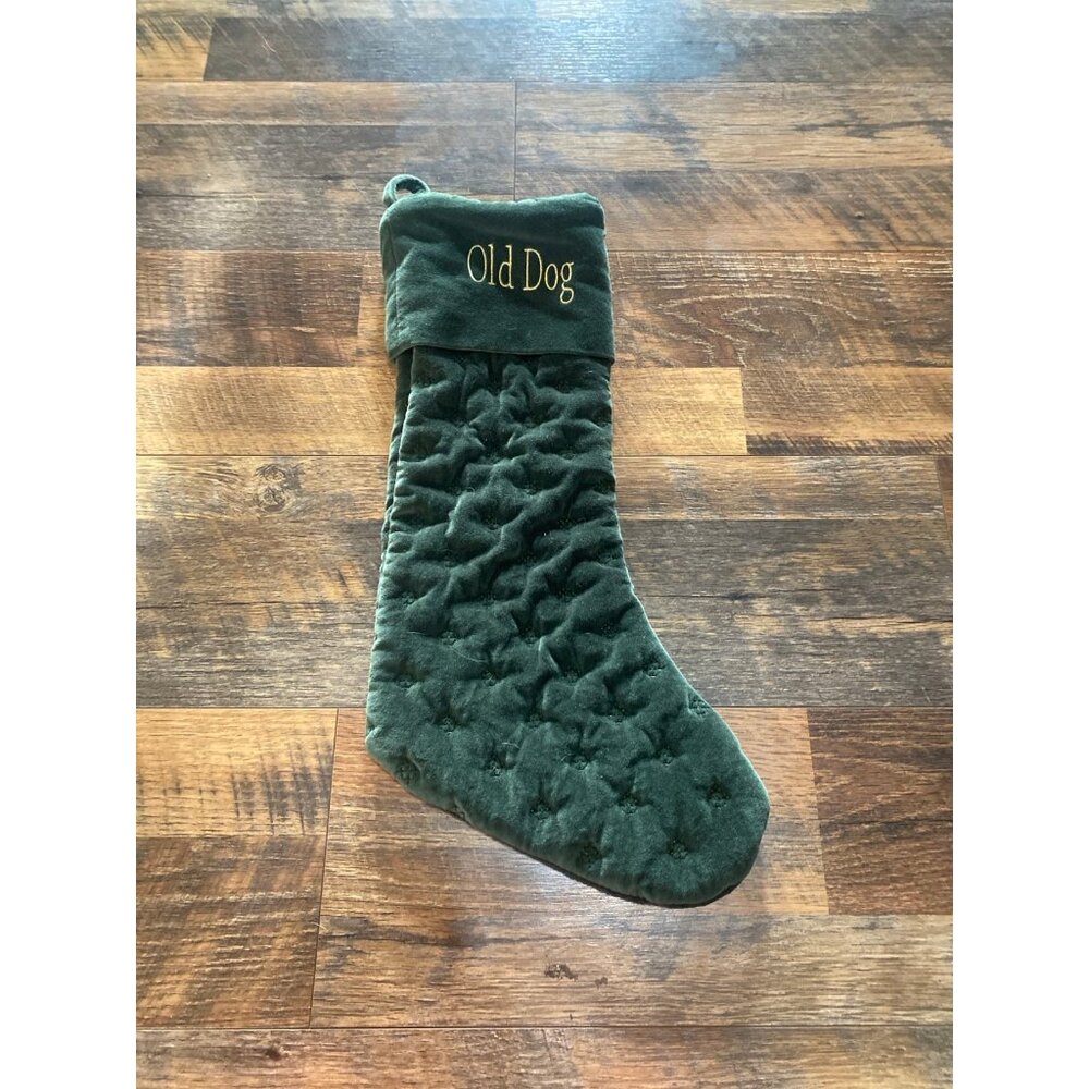 Frontgate embroidered‎ Christmas stocking